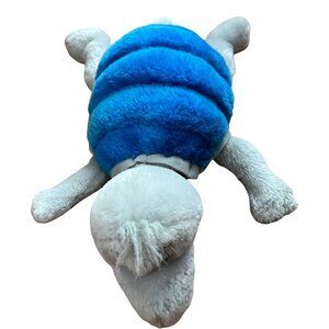 Kohl's Care Turtle Plush Furry Soft Cuddly Adorable Blue Stuffed Animal Size 17"
